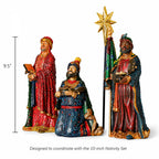 Three Kings Following the Star, 4-Piece Set – 10-Inch Scale, view 2