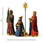 Three Kings Following the Star, 4-Piece Set – 14-Inch Scale, view 2