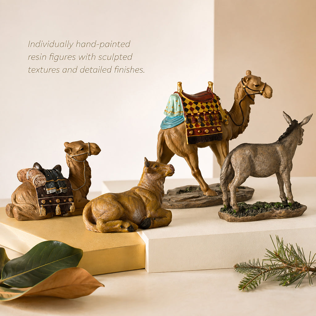 Nativity Animals, 4-Piece Set – 14-Inch Scale, view 4