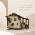 Lighted Nativity Stable – 14-Inch Scale, view 3