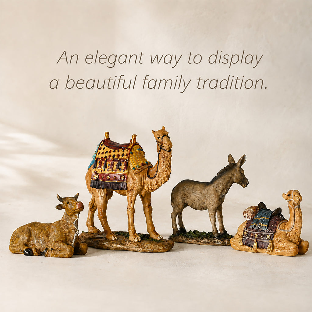 Nativity Animals, 4-Piece Set – 10-Inch Scale, view 3