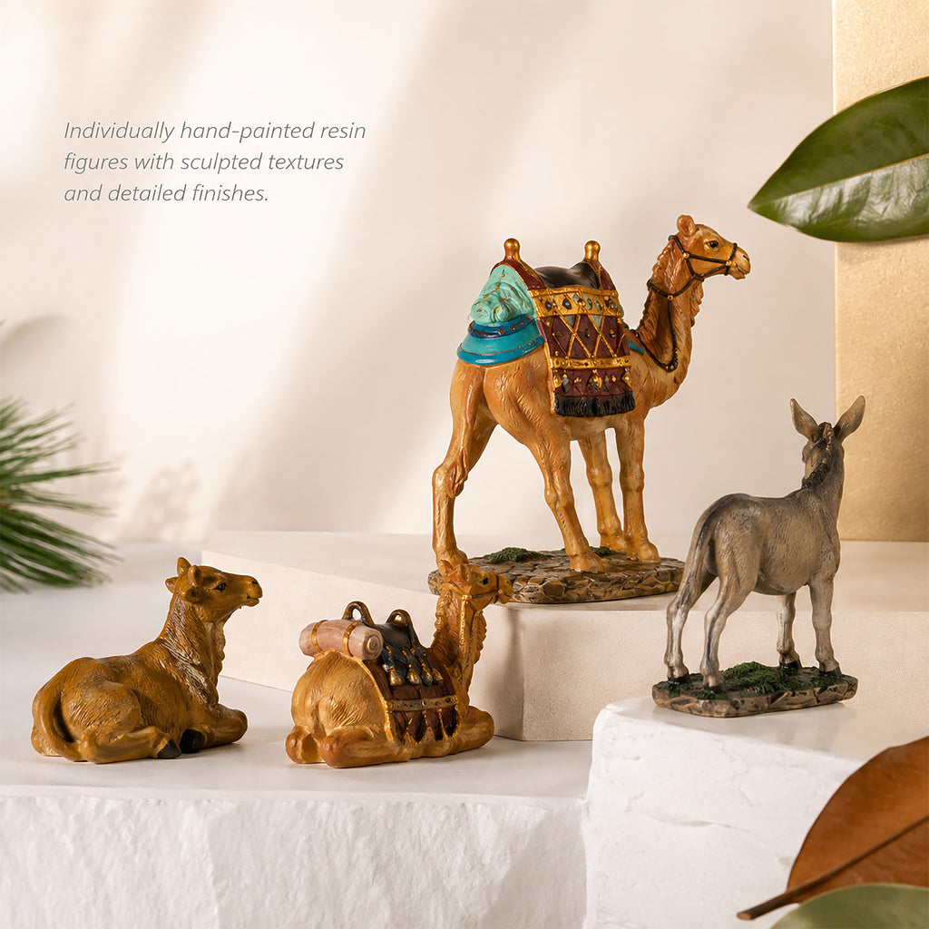 Nativity Animals, 4-Piece Set – 10-Inch Scale, view 4