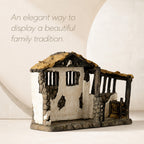 Lighted Nativity Stable – 10-Inch Scale, view 3