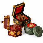 Heirloom Gifts of the Magi Chest Set – Real Gold, Frankincense & Myrrh, shown on a white background