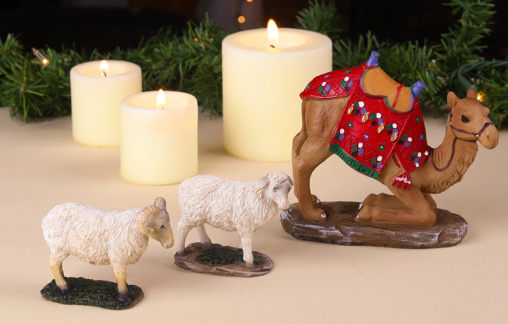 Kneeling Camel & Awassi Sheep, 3-Piece Set – 14-Inch Scale, view 5
