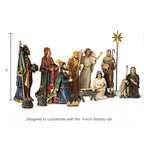 Nativity Figures with Gifts of the Magi, 14-Piece Set – 7-Inch Scale, view 2