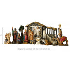 Complete Lighted Nativity with Extra Animals & Palm Tree, 23-Piece Set – 7-Inch Scale, view 2