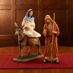 Traveling Holy Family, 3-Piece Set – 7-Inch Scale, shown in a lifestyle setting