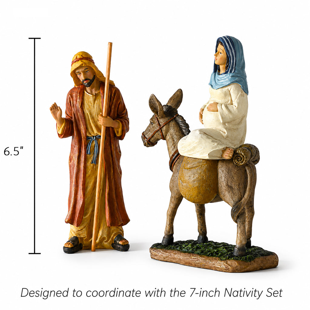 Traveling Holy Family, 3-Piece Set – 7-Inch Scale, view 2