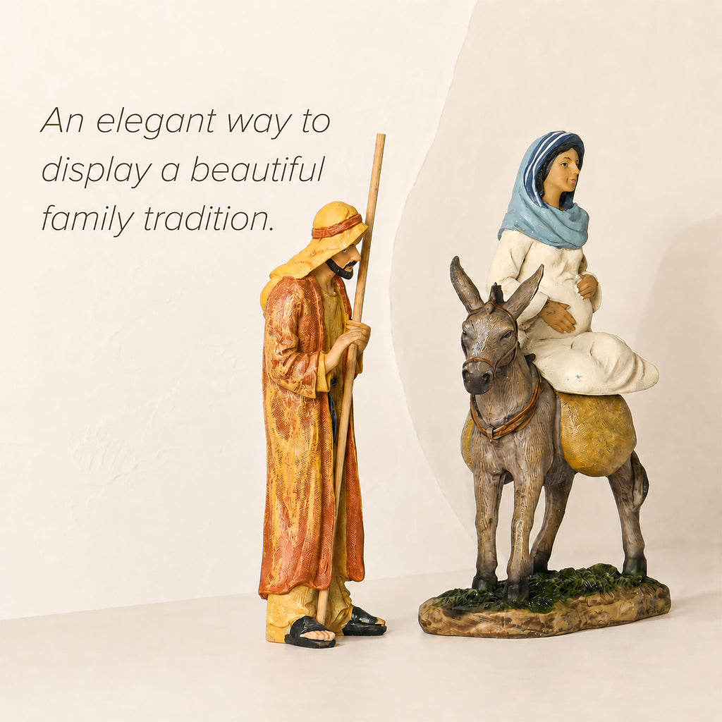 Traveling Holy Family, 3-Piece Set – 10-Inch Scale, view 3