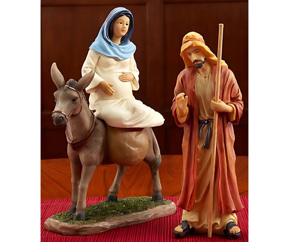 Traveling Holy Family, 3-Piece Set – 10-Inch Scale, view 5