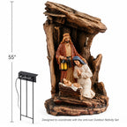 Silent Night Lighted Outdoor Holy Family, view 2