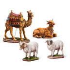Outdoor Nativity Animals, 4-Piece Set, shown on a white background