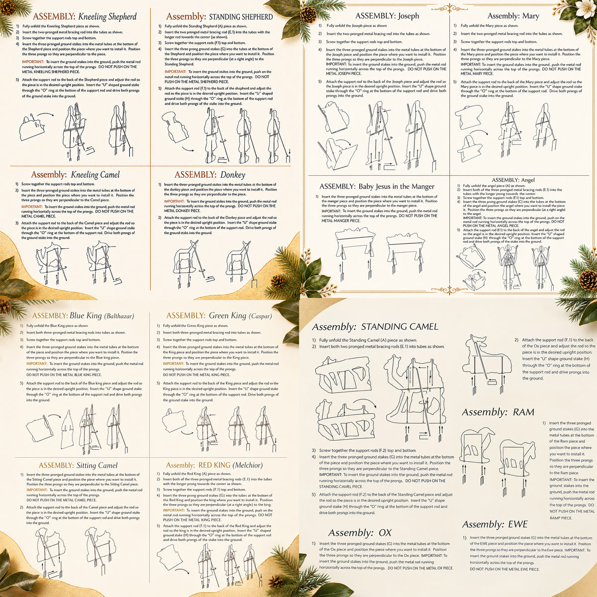 Outdoor Nativity, 12-Piece Set, view 3