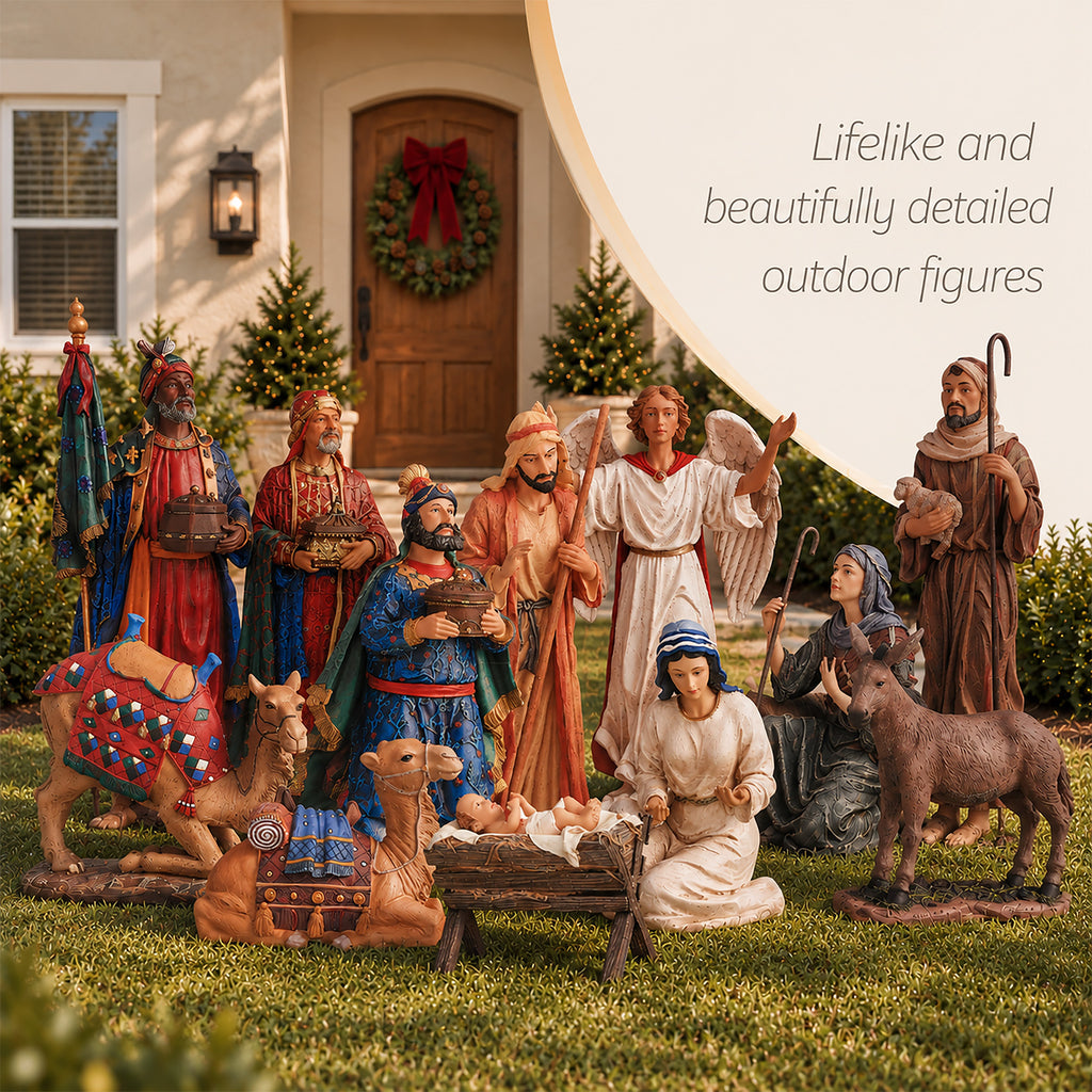 Outdoor Nativity, 12-Piece Set, view 4