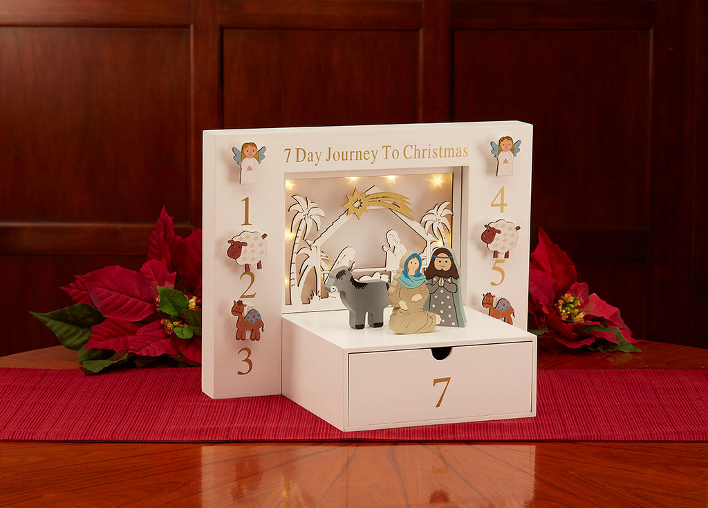 Children's 7-Day Journey to Christmas Nativity, 12-Piece Set, view 5