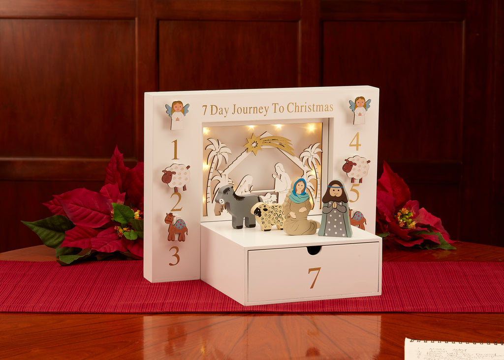 Children's 7-Day Journey to Christmas Nativity, 12-Piece Set, view 6