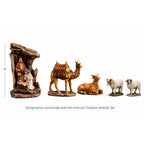 Silent Night Lighted Outdoor Nativity with Animals, view 2