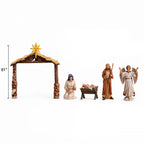 Outdoor Holy Family & Angel with Stable, view 2