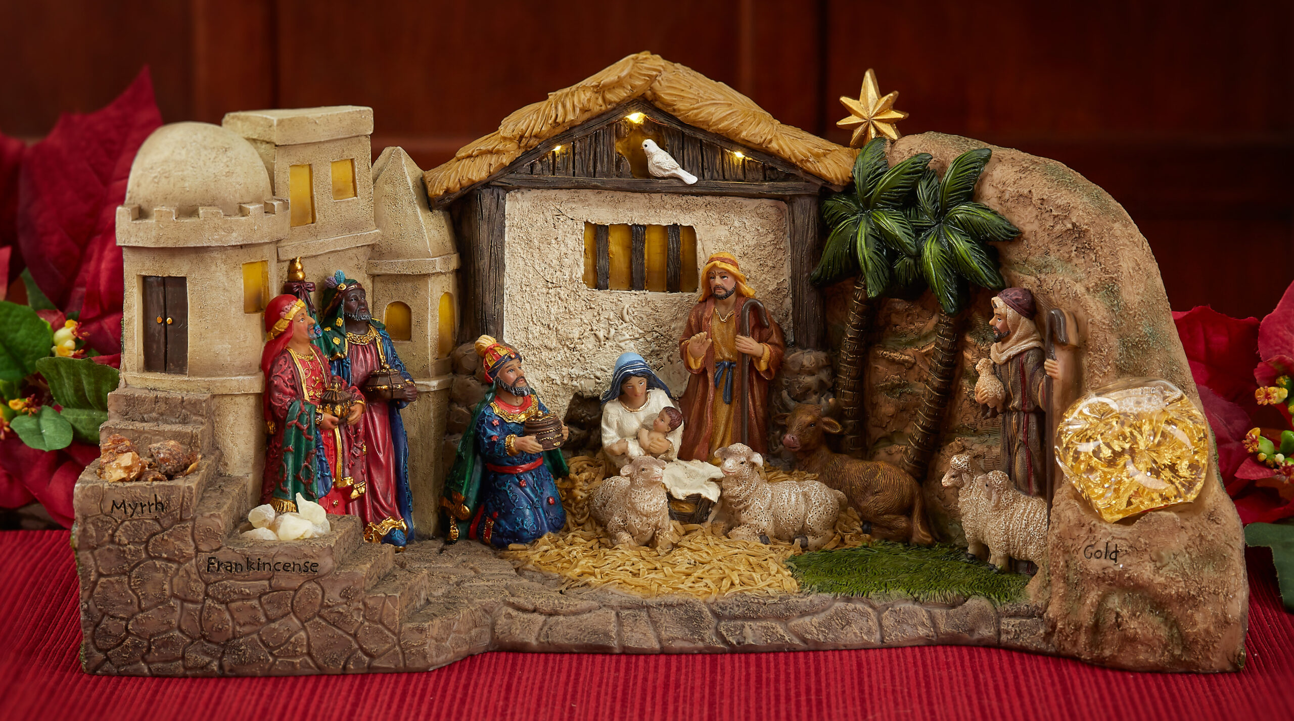 Deluxe Lighted Panorama Nativity (RLN085)