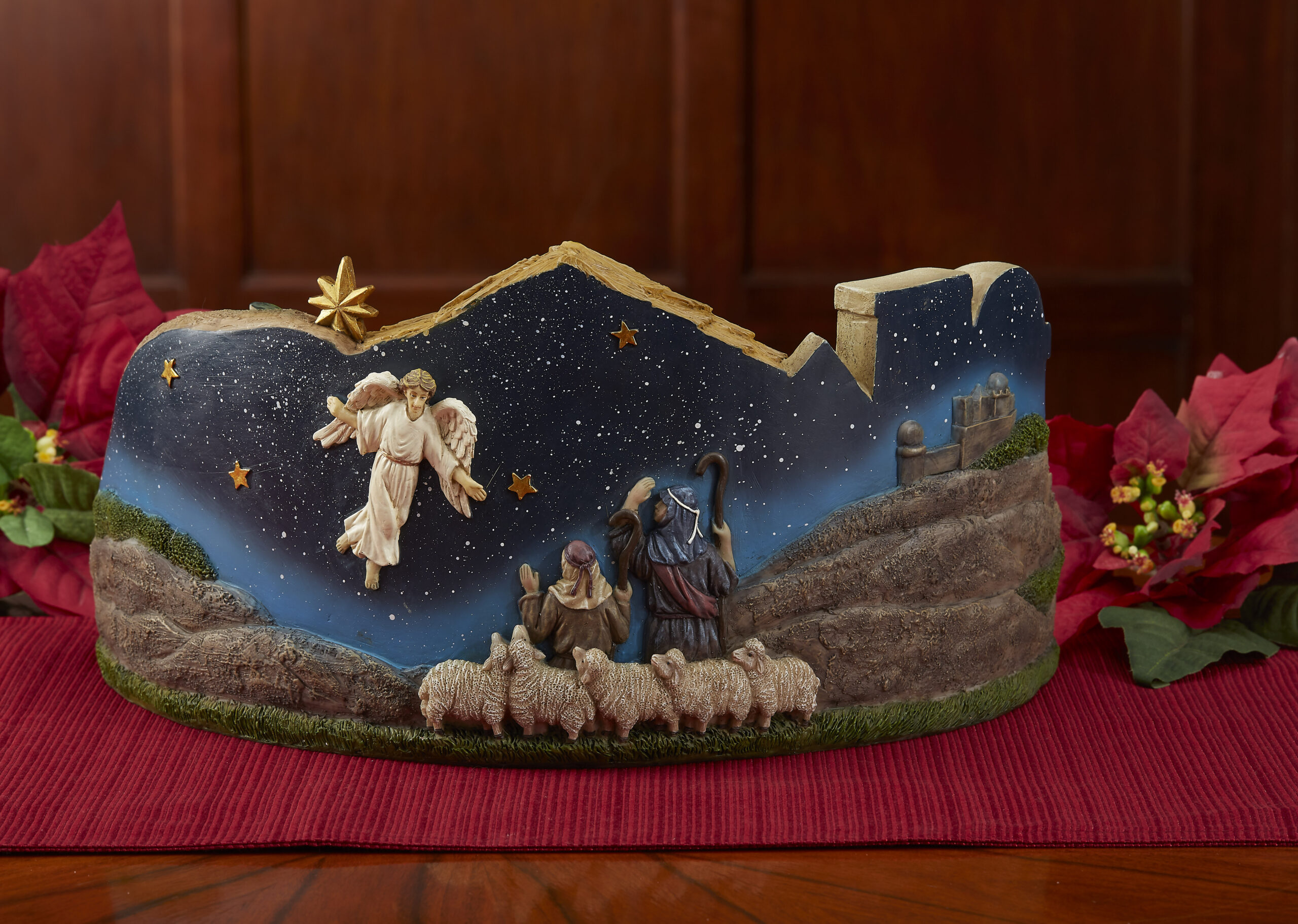 Deluxe Lighted Panorama Nativity (RLN085)