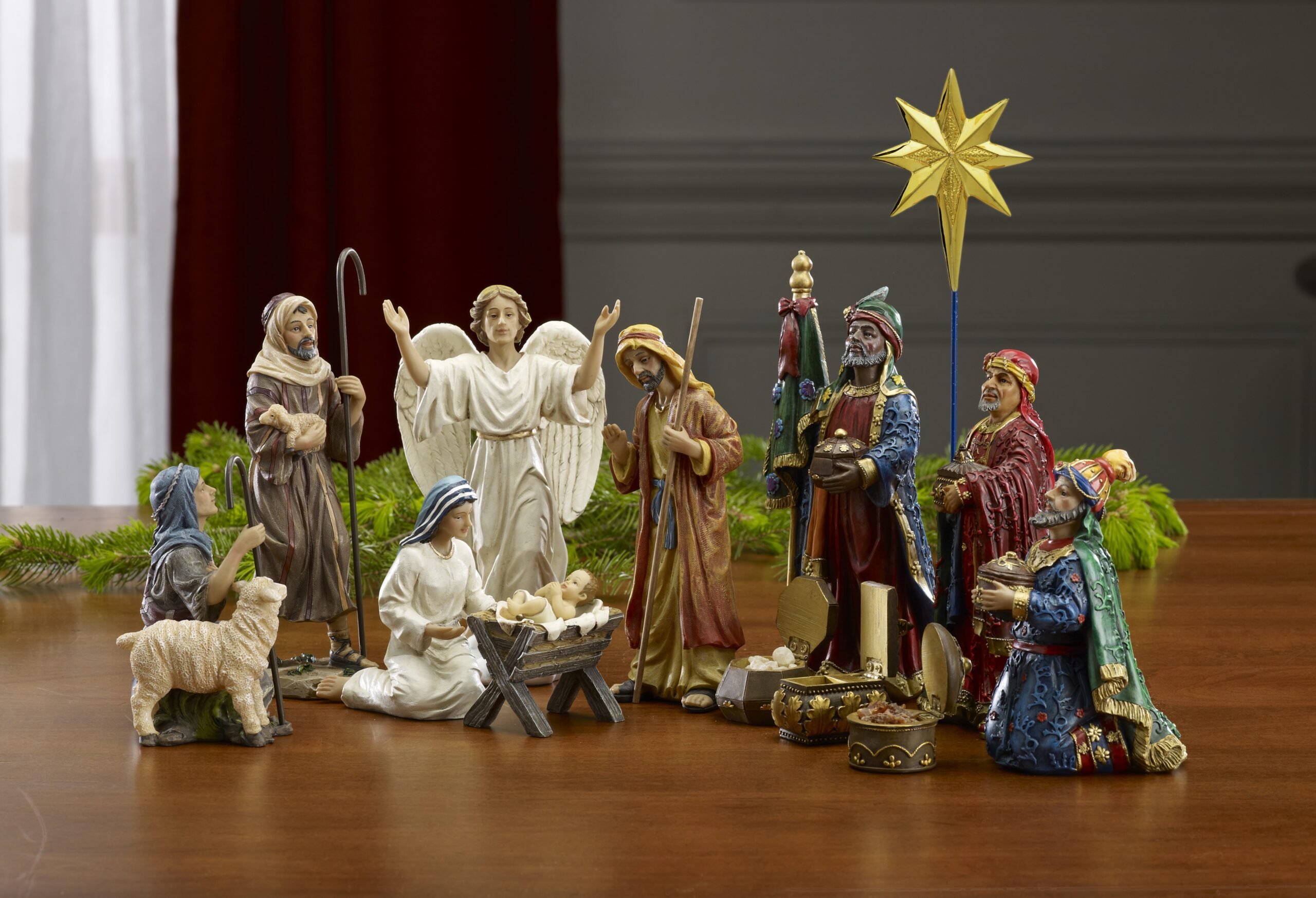 The Basic 14" 11 piece Real Life Nativity (RLN020)