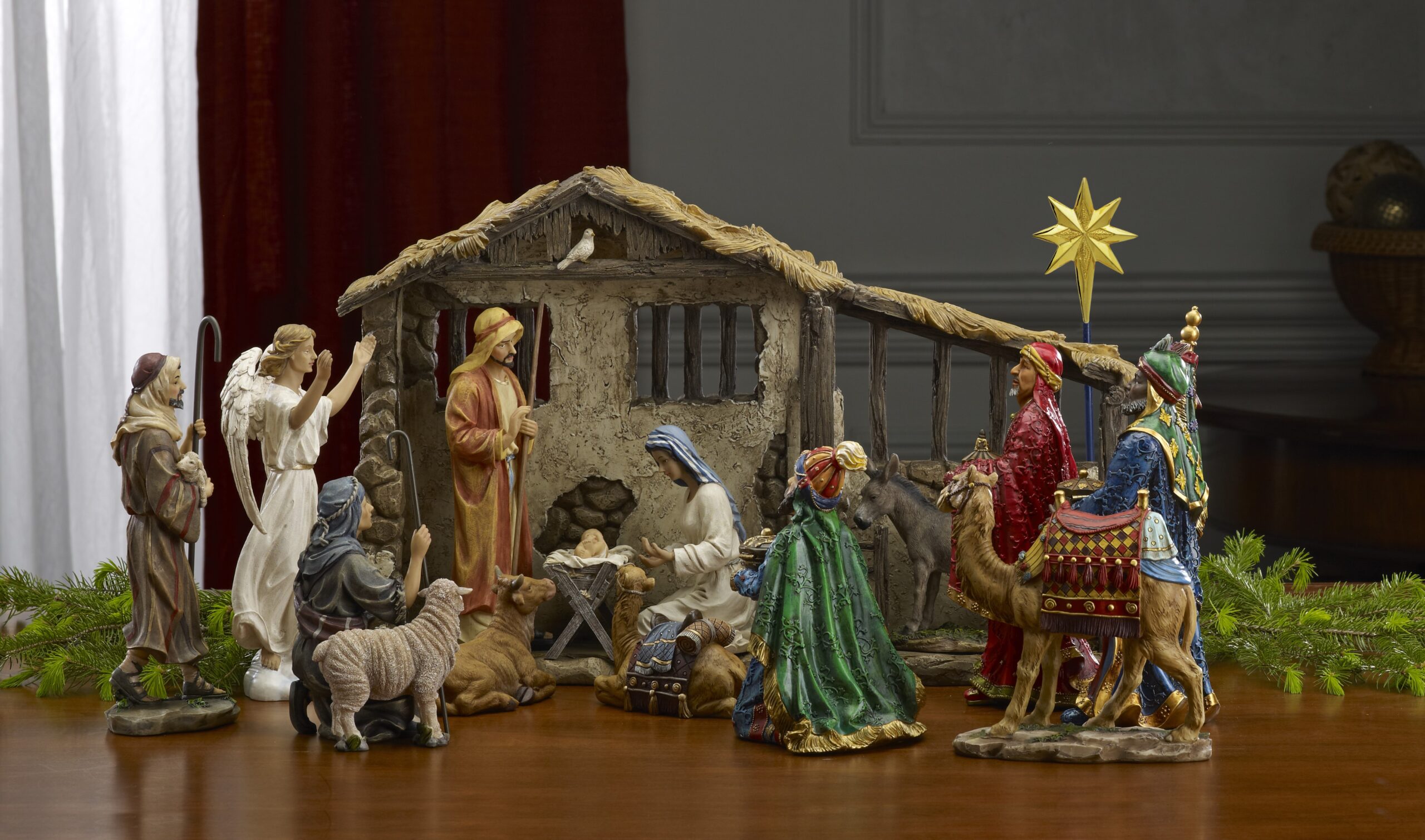 The Full 7" 19 piece Real Life Nativity (RLN035)