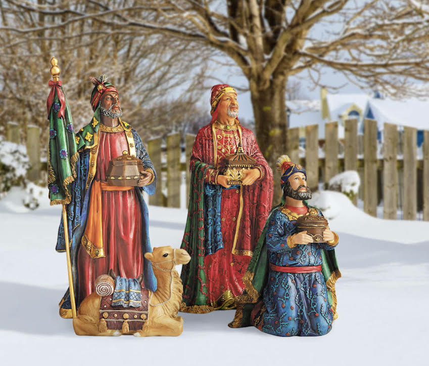 Outdoor Three Kings and Sitting Camel Set (RLN052)